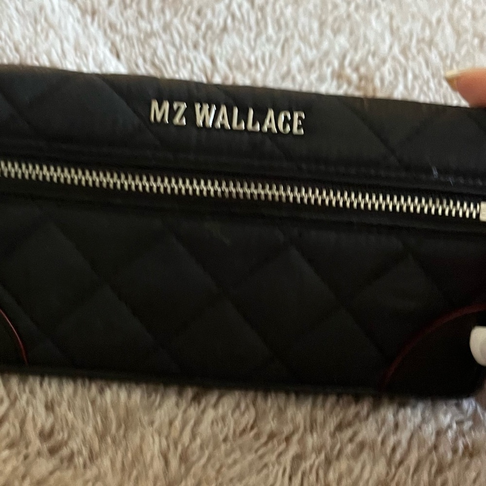 MZ Wallace Black Key Card Holder Sleek Design